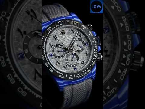 UNIQUE CarboQuartz DiW Rolex Liquid Titanium Dial Daytona 独一无二 劳力士DiW 液态钛表盘迪通拿 | WORLDTIMER
