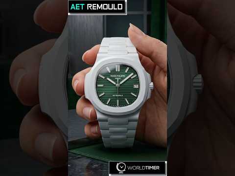 AET REMOULD Patek Nautilus Green Gradient Dial 渐变色表盘 百达翡丽鹦鹉螺 | WORLDTIMER