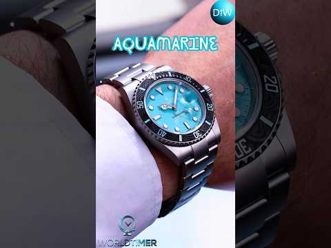 AQUAMARINE Rolex Submariner DiW 劳力士 蓝水鬼 | WORLDTIMER