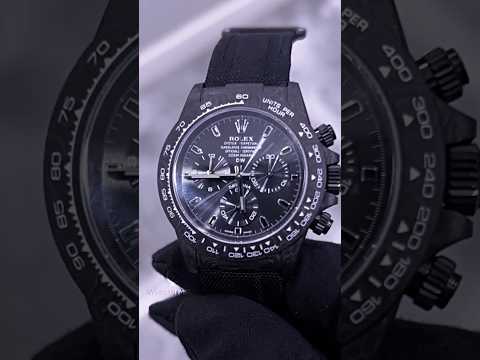 ALL BLACK Rolex DiW Daytona 劳力士DiW 碳纤维迪通拿 | WORLDTIMER