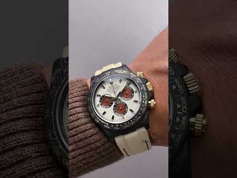 DESERT EAGLE CARBON Rolex Daytona — DiW’s 10‑Piece Ultra‑Exclusive Release 迪沃 劳力士迪通拿「沙漠之鹰」｜轻至不足 50g 的传奇 | WORLDTIMER