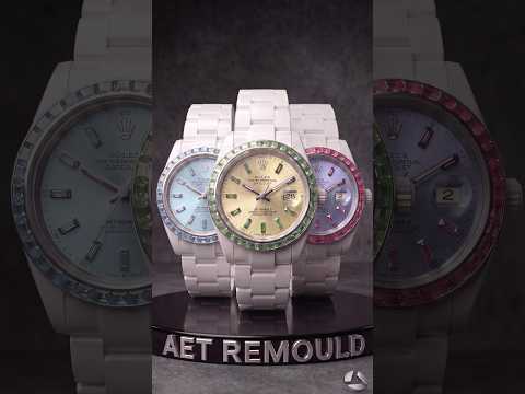 36 Gems on a Ceramic Datejust | AET REMOULD EPOCH Collection | 首枚镶嵌天然宝石的陶瓷日志型 | WORLDTIMER