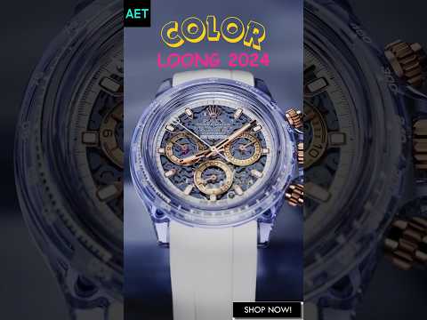 AET Remould Rolex Daytona Gets a COLORFUL Sapphire Makeover 重新定義奢華：勞力士 地通拿 彩色藍寶石透明版 | WORLDTIMER
