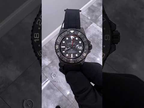 NTPT Carbon Rolex GMT Master DiW ALL BLACK 劳力士DiW 格林尼治型 | WORLDTIMER 
