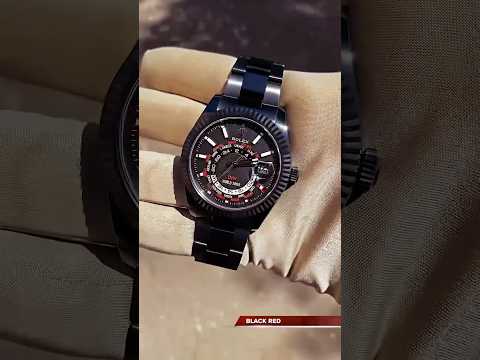 DiW Rolex Sky Dweller BLACK DLC RED 劳力士DiW 纵航者型 326934 | WORLDTIMER