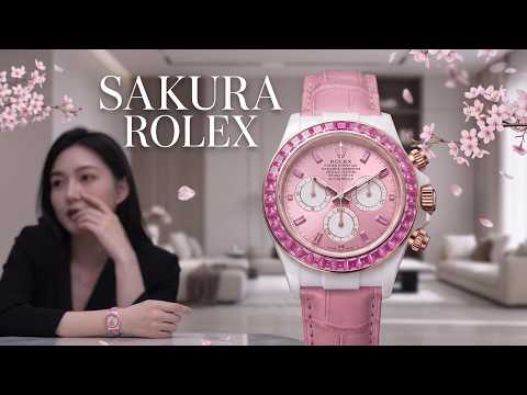 SAKURA ROLEX — White Ceramic & 18K Gold (AET REMOULD First Look) | WORLDTIMER