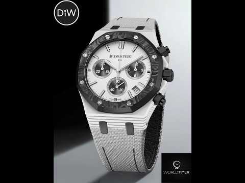 Audemars Piguet Royal Oak Chronograph CarboQuartz "BLACK & WHITE" 石英纤维 爱彼皇家橡树计时码表 26240 | WORLDTIMER