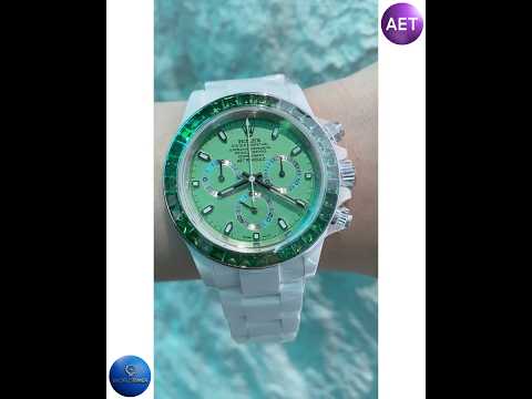 Rolex Daytona AET Remould GREEN GEMSTONE CERAMIC 钻石表圈劳力士 迪通拿   | WORLDTIMER