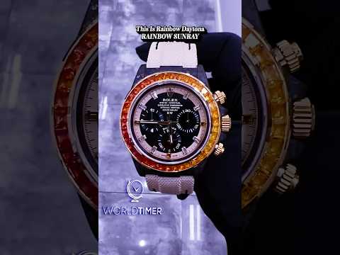 NTPT Carbon Fiber DiW Rolex Daytona RAINBOW SUNRAY DiW 劳力士彩虹迪 碳纤维手表 | WORLDTIMER