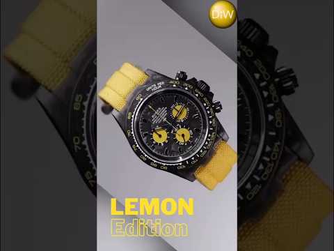 DiW Rolex Carbon Daytona LEMON EDITION 劳力士DiW 碳纤维迪通拿 | WORLDTIMER