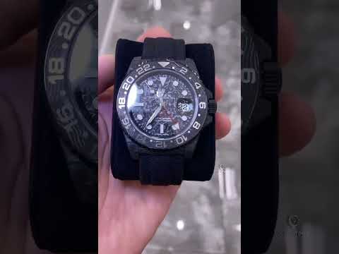 NTPT Carbon Rolex GMT Master ALL BLACK 劳力士DiW 格林尼治型 | WORLDTIMER 