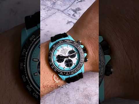 Tiffany Blue Rolex DiW Daytona "CELESTE INVERT" 劳力士DiW 蒂芙尼蓝迪通拿 | WORLDTIMER