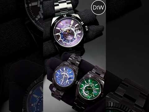 World's First Purple Rolex Sky-Dweller | Green & Blue Side by Side | WORLDTIMER