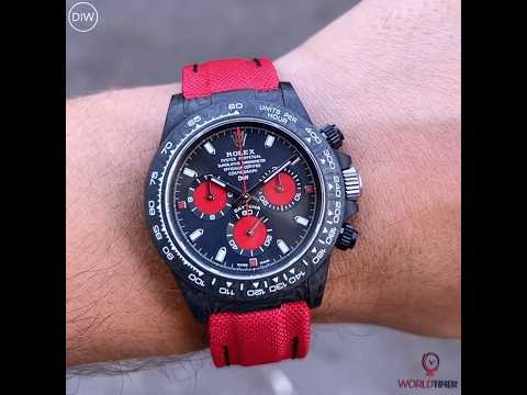 NTPT Carbon Rolex DiW Daytona CARBON RED UNIQUE 独一无二劳力士DiW 碳纤维迪通拿 | WORLDTIMER