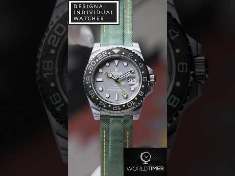 CarboQuartz DiW Rolex GMT-Master II "VERDANT GRAY" 劳力士格林尼治型 | WORLDTIMER