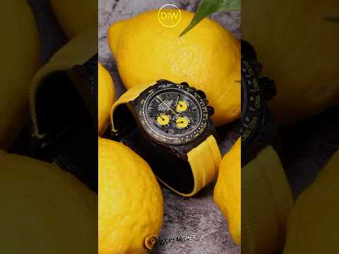 NTPT Carbon Rolex DiW Daytona LEMON EDITION 碳纤维劳力士 DiW迪通拿 | WORLDTIMER