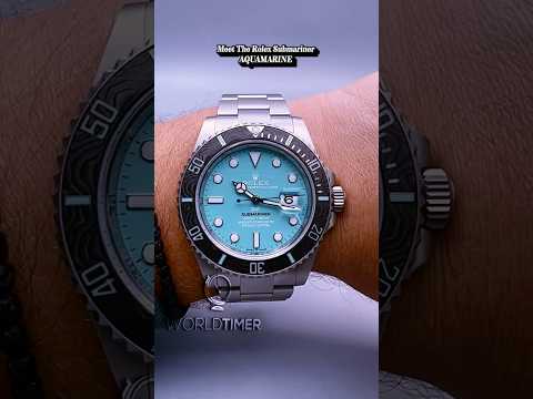 AQUAMARINE Rolex DiW Submariner 劳力士DiW 蓝水鬼 | WORLDTIMER