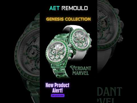 AET REMOULD Rolex Sapphire Daytona AZURE ELEGANCE 水晶劳力士 蓝宝石迪通拿 | WORLDTIMER