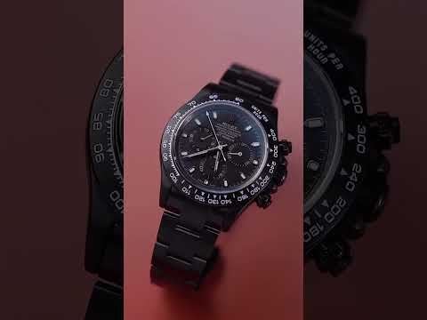AET REMOULD Rolex Daytona BLACK CLASSIC Full Ceramic Watch | WORLDTIMER