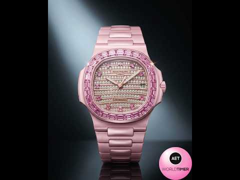 AET REMOULD Patek Philippe Nautilus Pink Sapphire GLIESE 百达翡丽鹦鹉螺 粉红宝石 GLIESE | WORLDTIMER