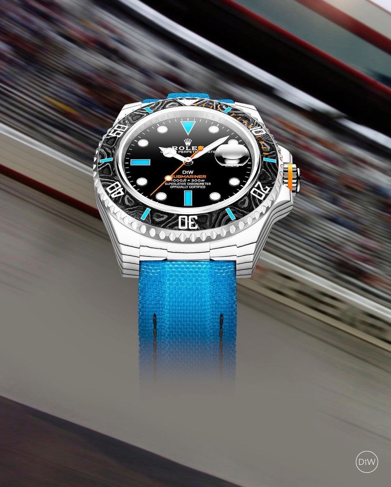 RACER S Rolex DiW Submariner CarboQuartz 石英纤维 劳力士DiW 黑水鬼 | WORLDTIMER
