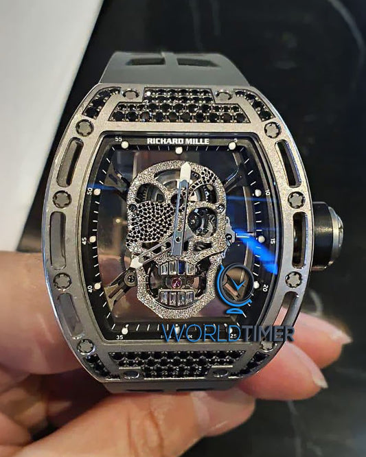 Richard Mille RM 052 Diamond Titanium Skull Tourbillon