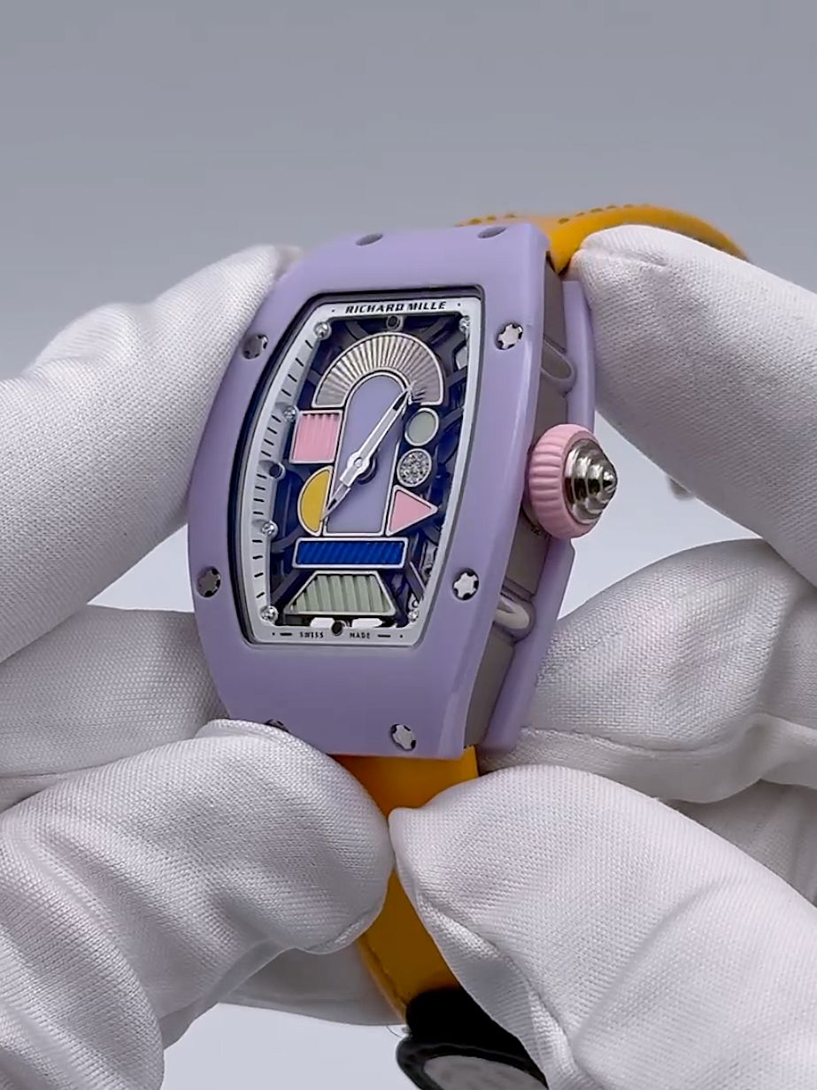 Richard Mille RM 07-01 Lavender 理查德米勒 RM 07-01 粉紫色 陶瓷女士表 | WORLDTIMER
