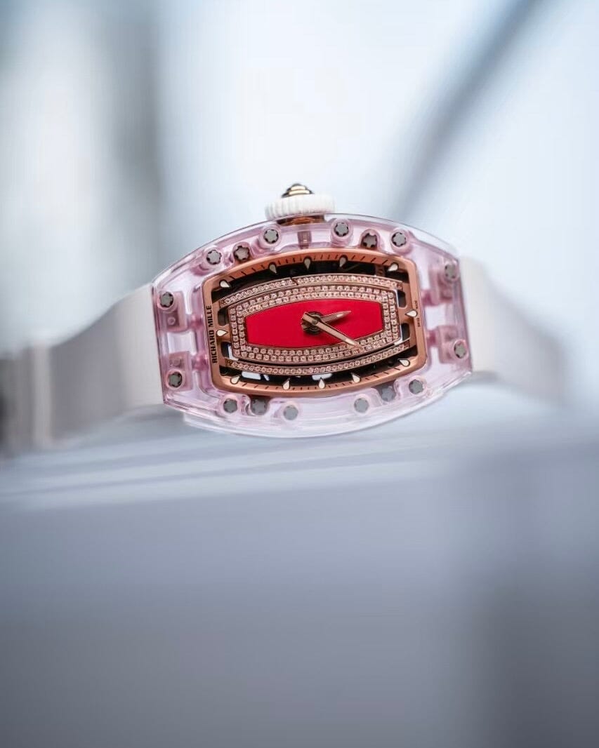 Richard Mille RM 07-01 Sapphire Pink Ladies Watch AET REMOULD 理查德米勒水晶 粉色 RM 07-01 女士表 | WORLDTIMER