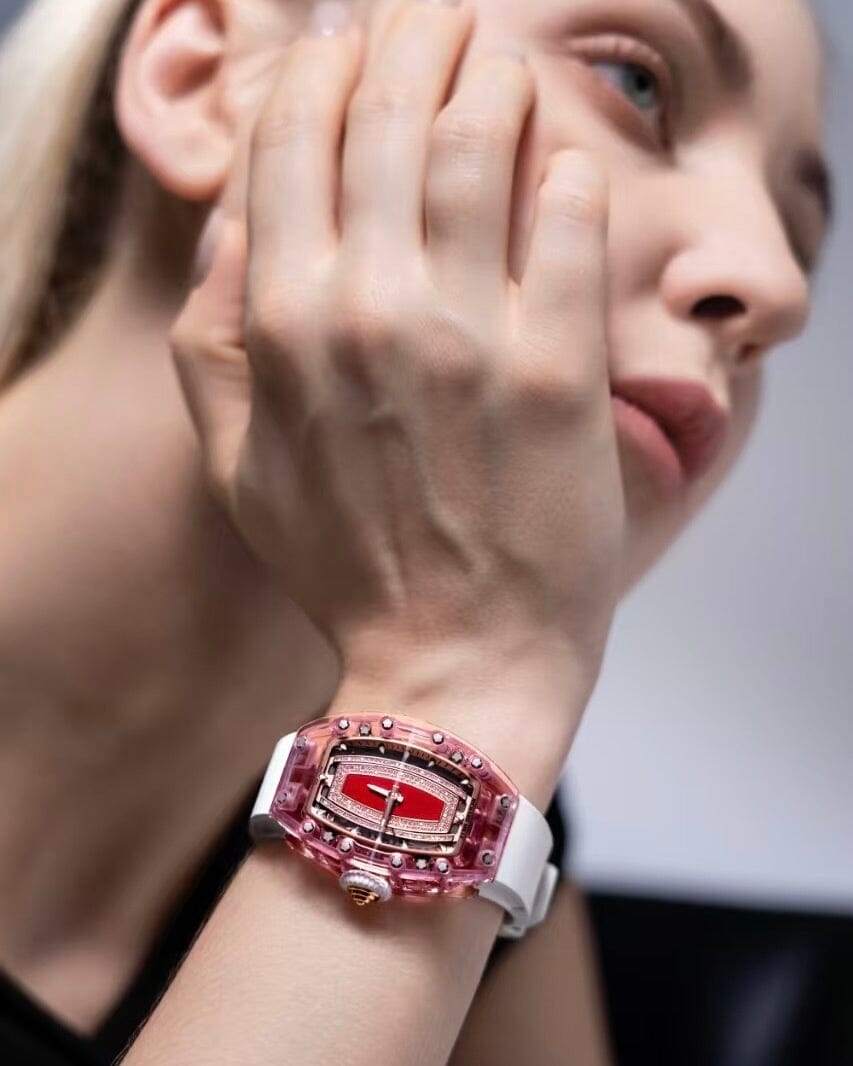 Richard Mille RM 07-01 Sapphire Pink Ladies Watch AET REMOULD 理查德米勒水晶 粉色 RM 07-01 女士表 | WORLDTIMER