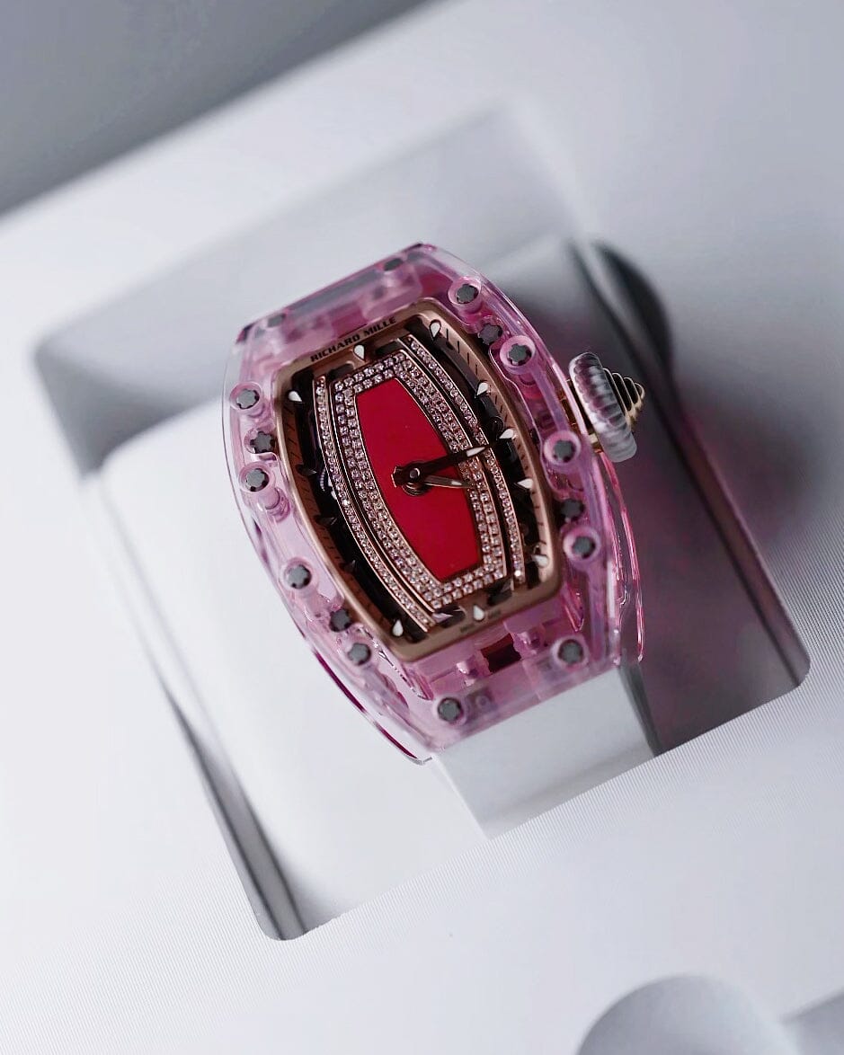 Richard Mille RM 07-01 Sapphire Pink Ladies Watch AET REMOULD 理查德米勒水晶 粉色 RM 07-01 女士表 | WORLDTIMER