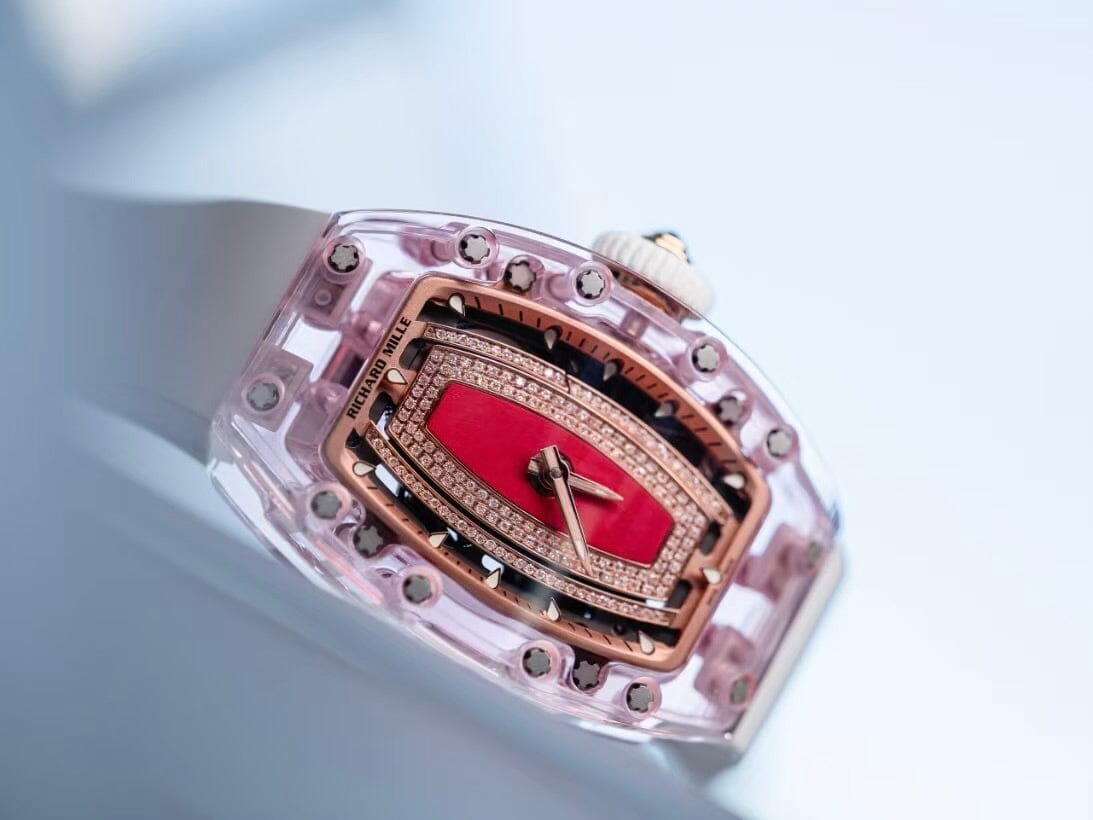 Richard Mille RM 07-01 Sapphire Pink Ladies Watch AET REMOULD 理查德米勒水晶 粉色 RM 07-01 女士表 | WORLDTIMER