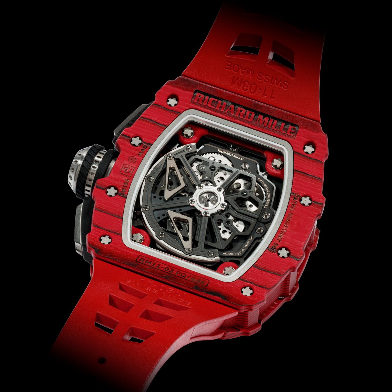理查德米勒 RM 11-03 红色QUARTZ-TPT®自动上弦半镂空腕表