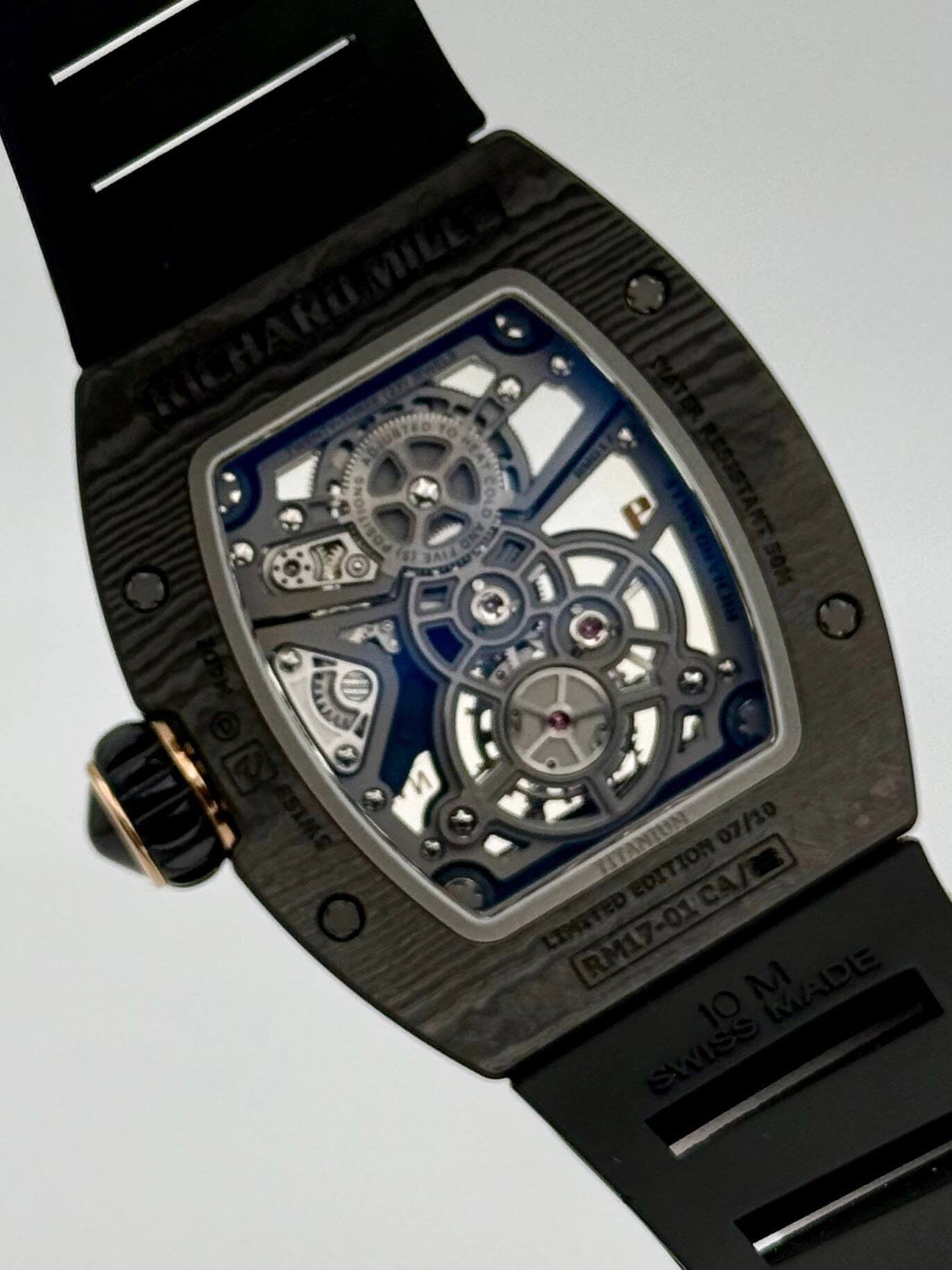 Richard Mille RM 17-01 Black NTPT Tourbillon 理查德米勒 RM 17-01 Black TPT Carbon 陀飞轮腕表 | WORLDTIMER