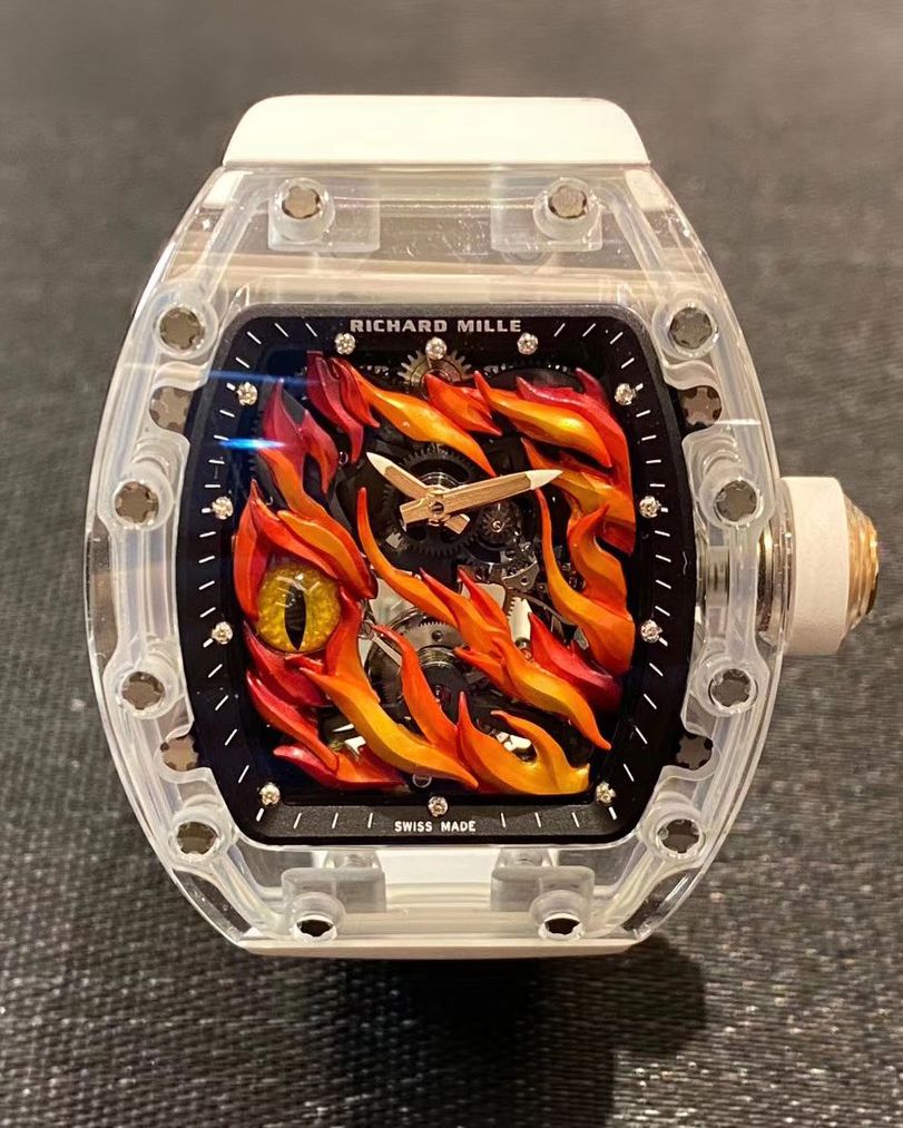 Richard Mille Sapphire RM 26-02 Evil Eye Tourbillon【AET REMOULD】理查德米勒水晶 RM 26 恶魔之眼 陀飞轮手表 | WORLDTIMER