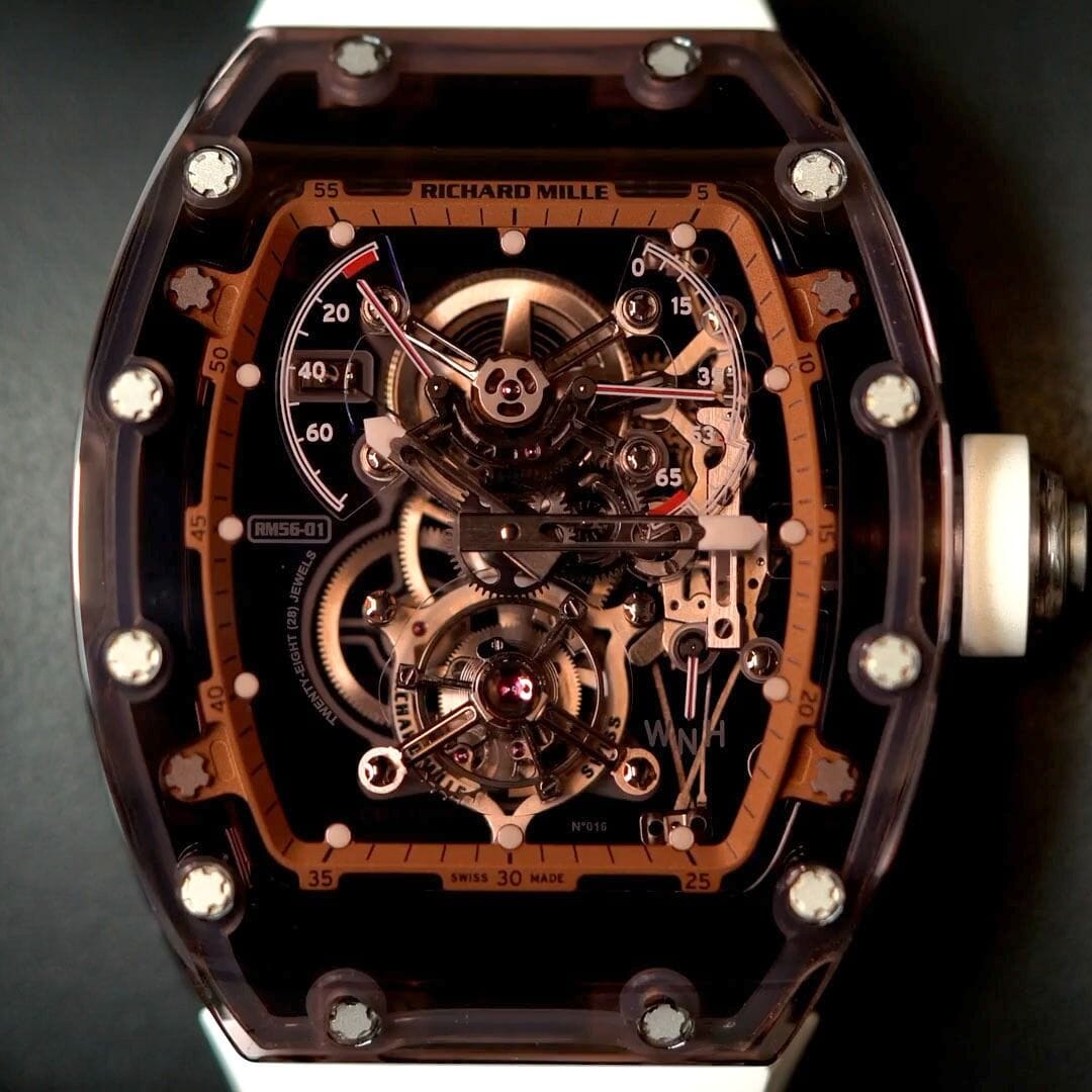 Richard Mille RM 56-01 Brown Sapphire Tourbillon 理查德米勒水晶 RM 56-01 啡色陀飞轮 | WORLDTIMER