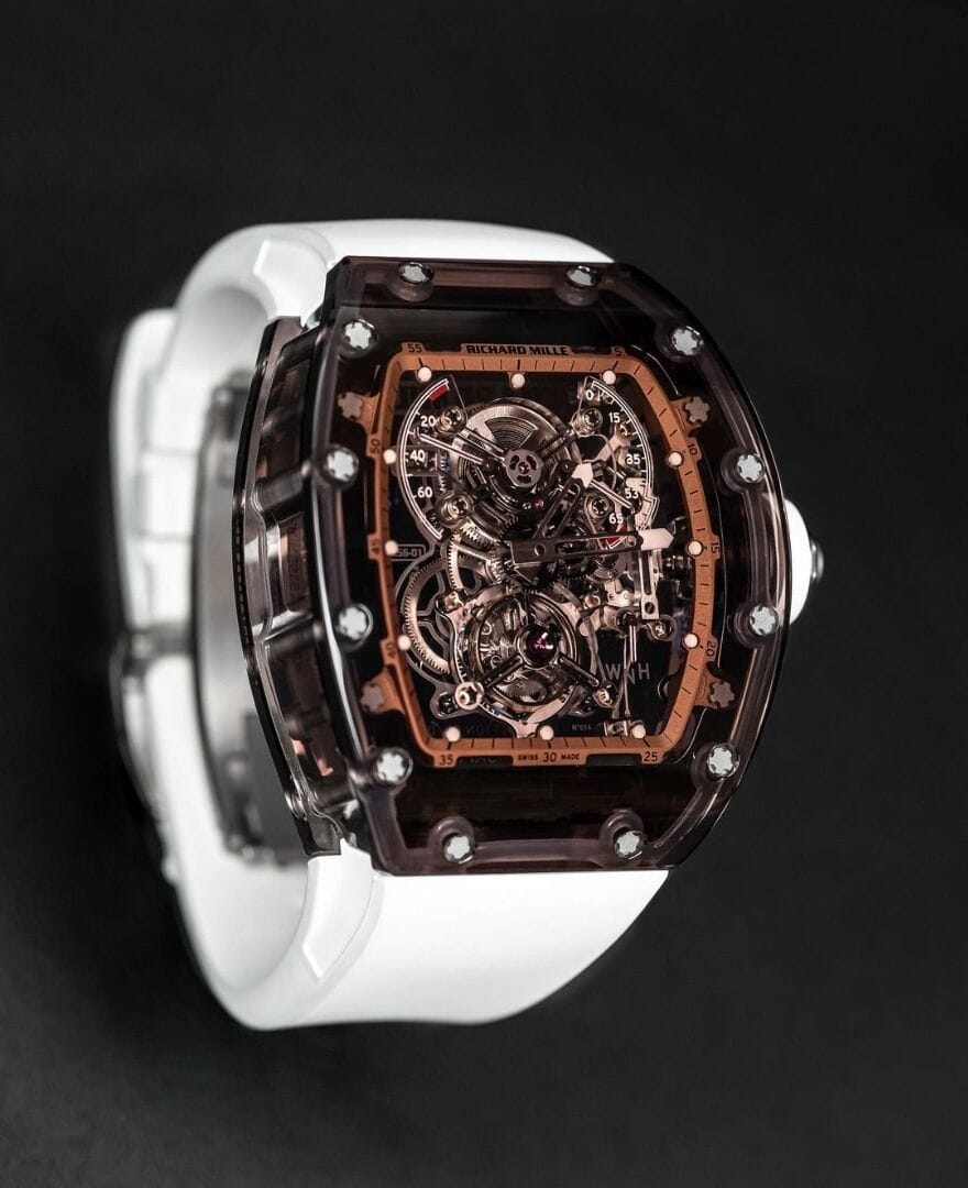 Richard Mille RM 56-01 Brown Sapphire Tourbillon 理查德米勒水晶 RM 56-01 啡色陀飞轮 | WORLDTIMER