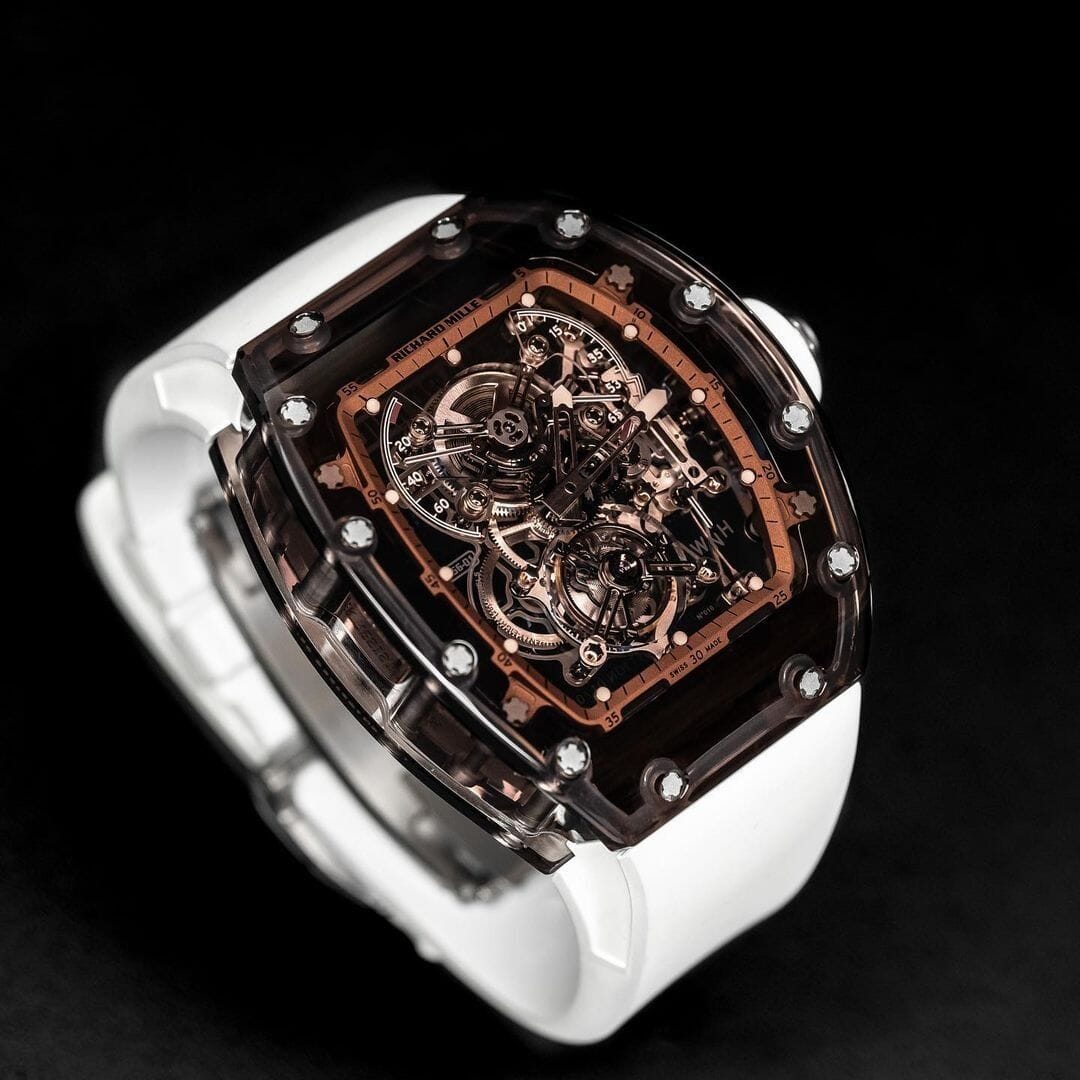 Richard Mille RM 56-01 Sapphire Tourbillon Brown 理查德米勒水晶 RM 56-01 陀飞轮 啡色 | WORLDTIMER