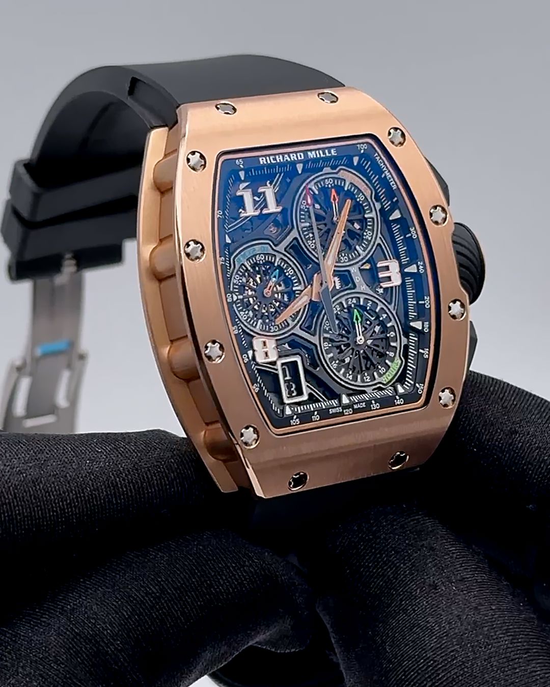 Richard Mille Lifestyle 飞返计时码表玫瑰金 RM 72-01