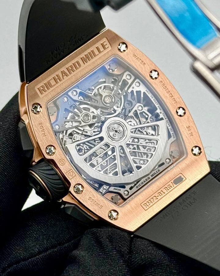 Richard Mille RM 72-01 Red Gold Lifestyle Flyback Chronograph 理查米尔 RM 72-01 玫瑰金 飞返计时码表 | WORLDTIMER