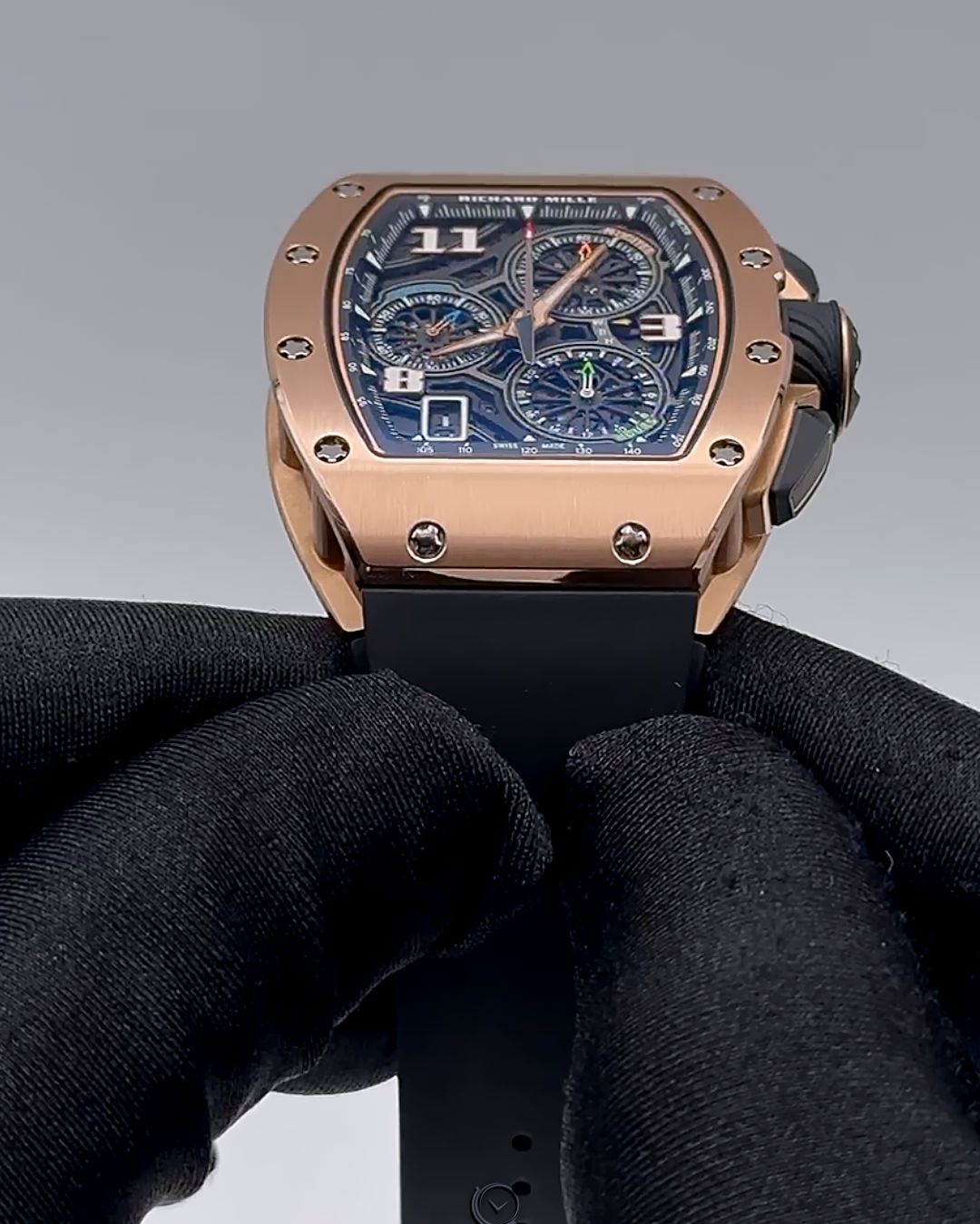 Richard Mille Lifestyle 飞返计时码表玫瑰金 RM 72-01