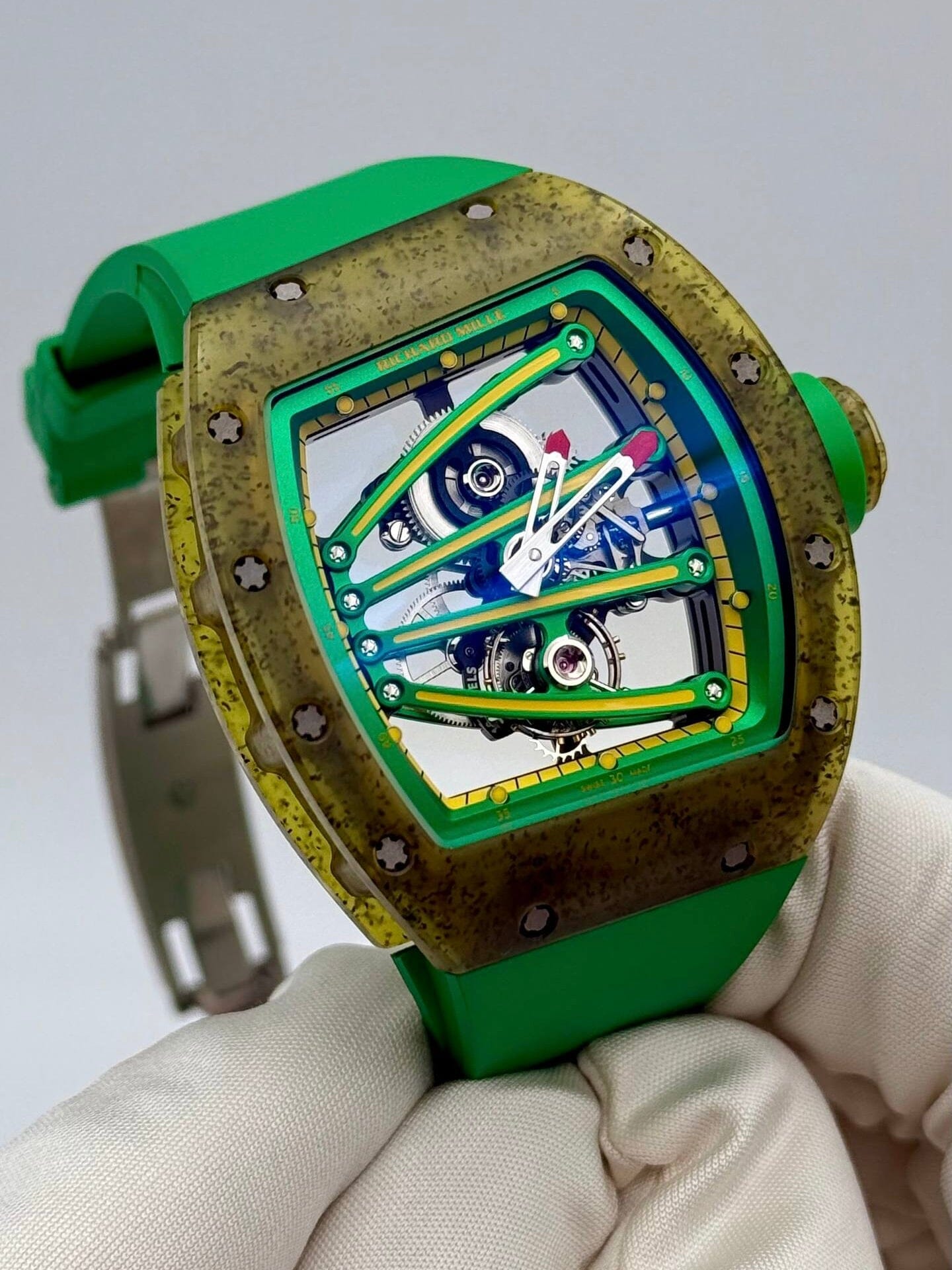 Richard Mille RM 59-01 Yohan Blake Tourbillon 理查米尔 RM 59-01 Yohan Blake RM 59-01 镂空陀飞轮手表 | WORLDTIMER