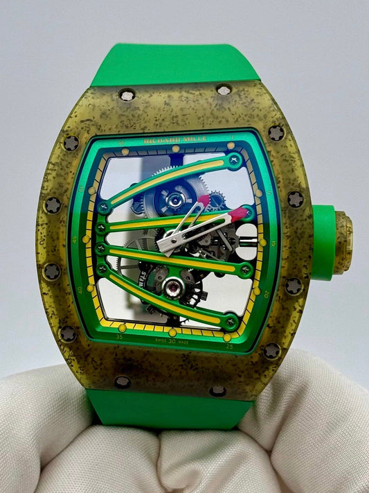 Richard Mille Sports & Athletics RM 59-01 Yohan Blake Tourbillon 理查米尔 RM 59-01 Yohan Blake RM 59-01 镂空手动上链机芯 陀飞轮手表 | WORLDTIMER