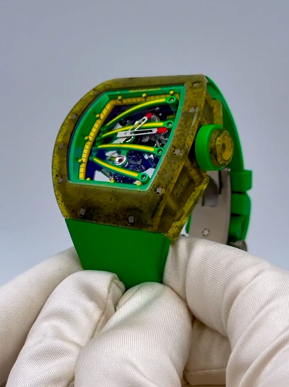 Richard Mille RM 59-01 Yohan Blake Asymmetrical Tourbillon 理查米尔 RM 59-01 Yohan Blake RM 59-01 镂空陀飞轮腕表 | WORLDTIMER