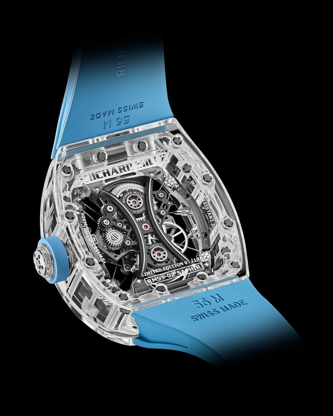 Richard Mille RM 53-02 Sapphire Tourbillon 理查德米勒 RM 53-02 陀飞轮蓝宝石腕表 | WORLDTIMER