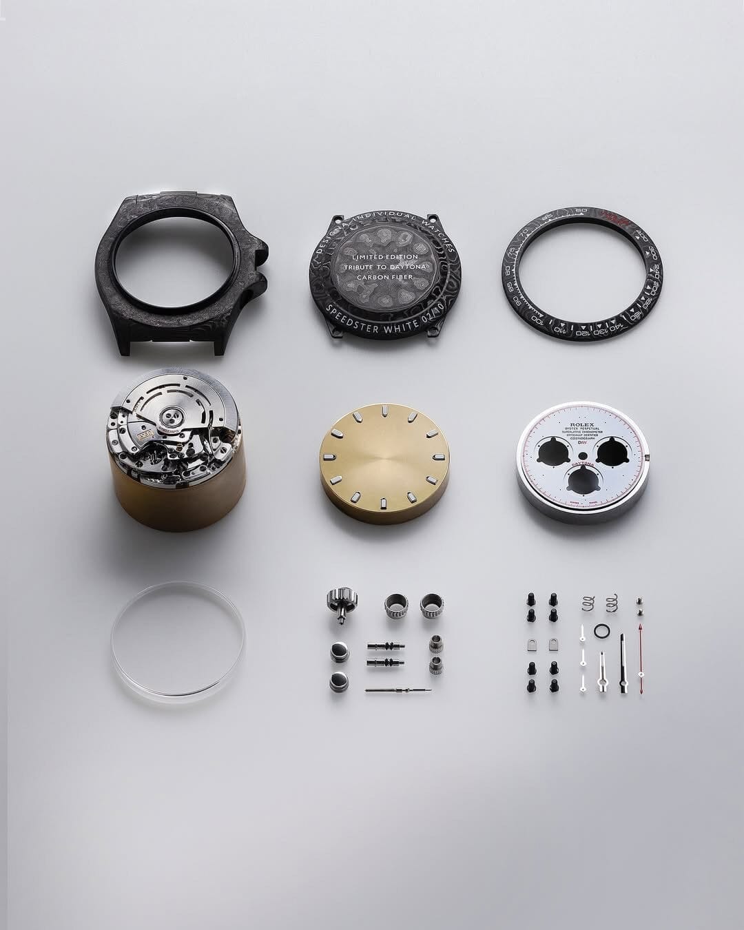 World Lightest Rolex Carbon Daytona DiW SPEEDSTER WHITE 全球最轻NTPT碳纤维 劳力士DiW地通拿 | WORLDTIMER
