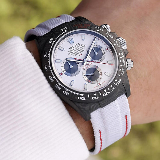 World Lightest Rolex Carbon Daytona DiW SPEEDSTER WHITE 全球最轻NTPT碳纤维 劳力士DiW地通拿 | WORLDTIMER