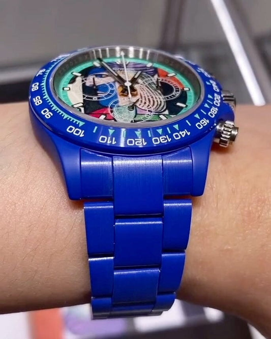 Picasso Inspired Rolex Daytona AET Remould WOMAN SEATED BEFORE THE WINDOW 毕加索 劳力士 迪通拿 全陶瓷手表 | WORLDTIMER