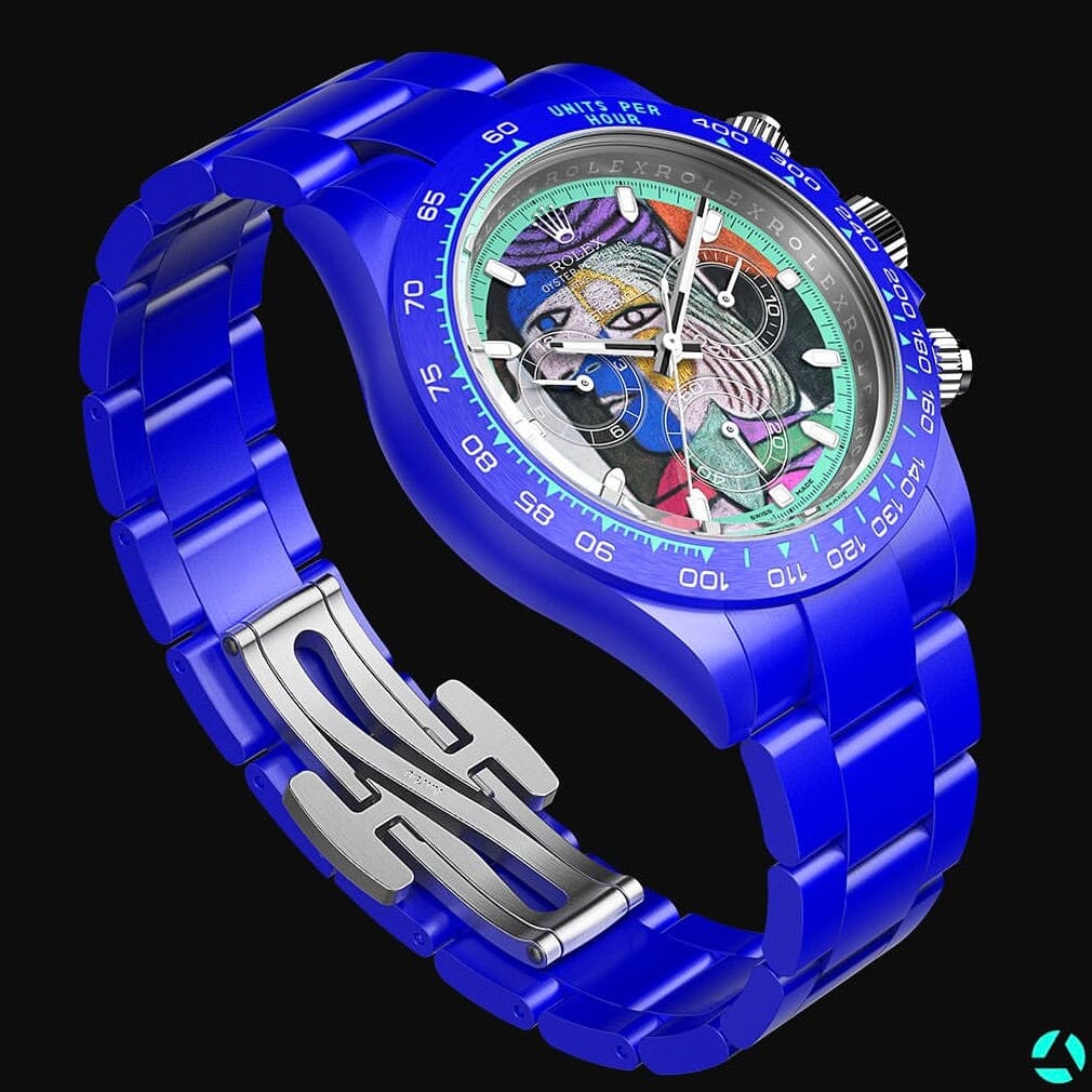 Picasso Inspired Rolex Daytona AET Remould WOMAN SEATED BEFORE THE WINDOW 毕加索 劳力士 迪通拿 全陶瓷手表 | WORLDTIMER