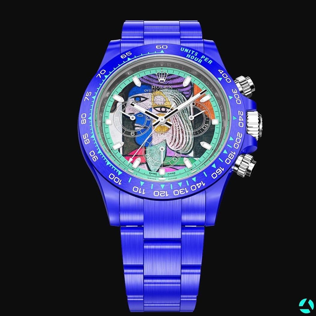 Picasso Inspired Rolex Daytona AET Remould WOMAN SEATED BEFORE THE WINDOW 毕加索 劳力士 迪通拿 全陶瓷手表 | WORLDTIMER