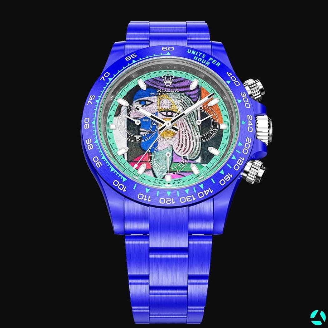 Picasso Inspired Rolex Daytona AET Remould WOMAN SEATED BEFORE THE WINDOW 毕加索 劳力士 迪通拿 全陶瓷手表 | WORLDTIMER